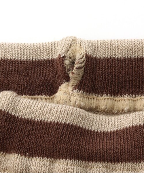 Ampersand（アンパサンド）の「ボーダー柄レギンス（レギンス/スパッツ・キッズ・チャコール/ブラウン/グレー・80/90/100/110/120/140）」の5枚目の写真