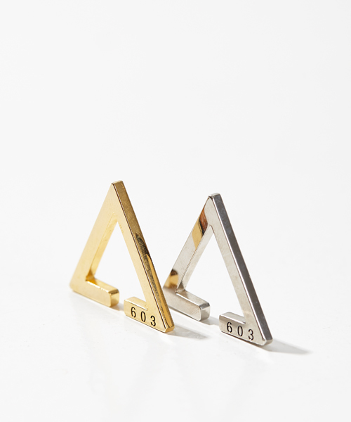 603（ロクマルサン）の「603 トライアングルイヤーカフ（イヤーカフ・メンズ・シルバー/ゴールド・FREE）」の8枚目の写真