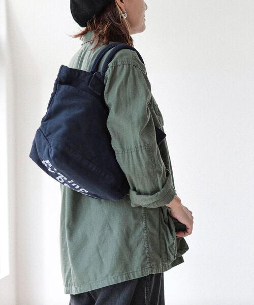 B:MING by BEAMS（ビーミングバイビームス）の「B:MING by BEAMS / 製品染 CANVAS TOTE BAG（トートバッグ・メンズ・ネイビー/レッド/ブルー/カーキ・ONE SIZE）」の20枚目の写真