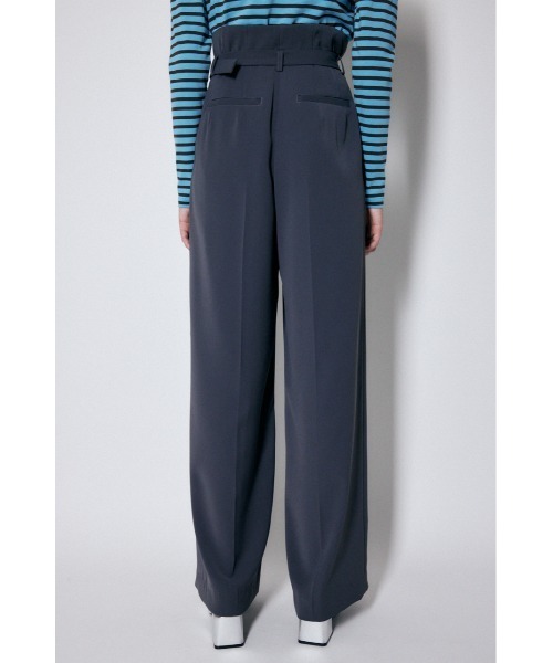 MOUSSY（マウジー）の「BELTED HIGH WAIST WIDE パンツ（その他パンツ・レディース・ベージュ/グレー/レッド・0/1/2）」の6枚目の写真