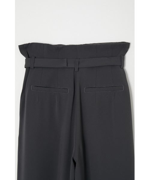 MOUSSY（マウジー）の「BELTED HIGH WAIST WIDE パンツ（その他パンツ・レディース・ベージュ/グレー/レッド・0/1/2）」の10枚目の写真