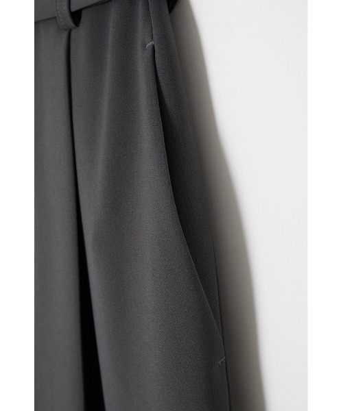 MOUSSY（マウジー）の「BELTED HIGH WAIST WIDE パンツ（その他パンツ・レディース・ベージュ/グレー/レッド・0/1/2）」の13枚目の写真