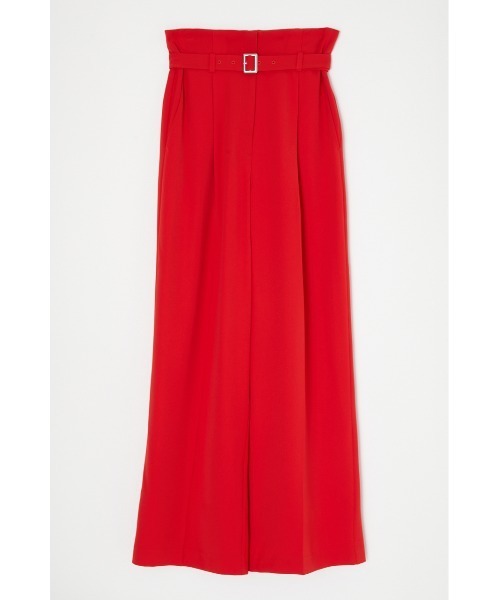 MOUSSY（マウジー）の「BELTED HIGH WAIST WIDE パンツ（その他パンツ・レディース・ベージュ/グレー/レッド・0/1/2）」の16枚目の写真