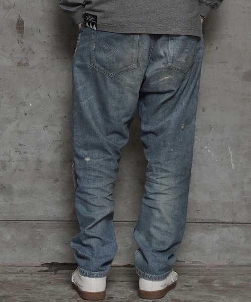 EGO TRIPPING(エゴトリッピング)の「mp10600-NEAD DENIM 3th -REMAKE- デニムパンツ(デニムパンツ・メンズ・ダークインディゴブルー/ライトインディゴブルー・29/33/31/30)」の3枚目の写真