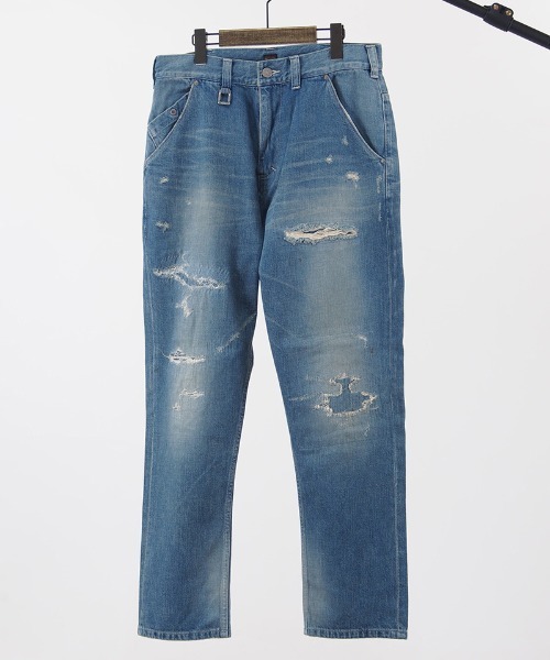 EGO TRIPPING(エゴトリッピング)の「mp10600-NEAD DENIM 3th -REMAKE- デニムパンツ(デニムパンツ・メンズ・ダークインディゴブルー/ライトインディゴブルー・29/33/31/30)」の10枚目の写真