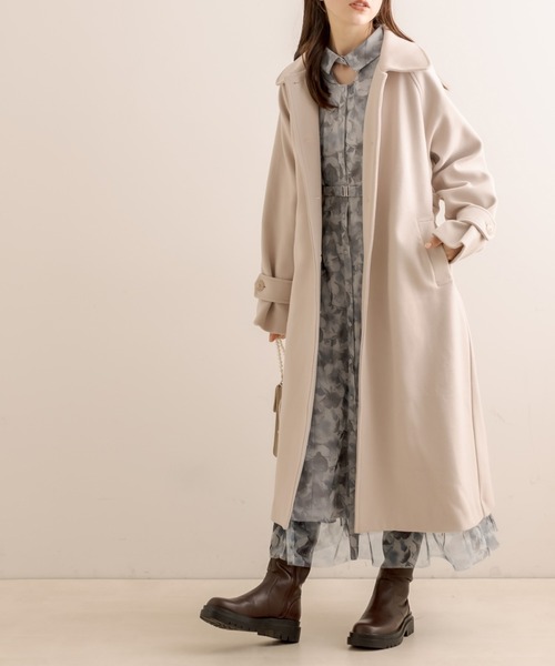 OLIVE des OLIVE(オリーブデオリーブ)の「チュールプリントワンピース(ワンピース・レディース・ブラック/グレー・FREE)」の14枚目の写真