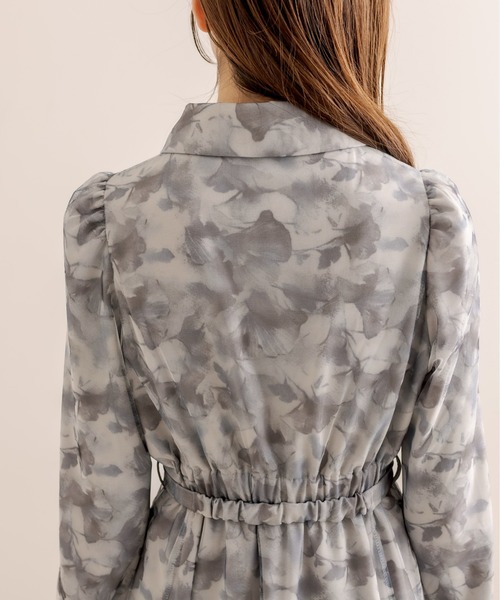 OLIVE des OLIVE(オリーブデオリーブ)の「チュールプリントワンピース(ワンピース・レディース・ブラック/グレー・FREE)」の19枚目の写真