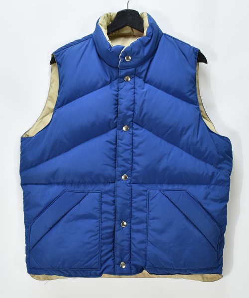 VINTAGE(ヴィンテージ)の「【ヴィンテージ古着】Eastmoor リバーシブル ダウンベスト(ダウンベスト・メンズ・ブルー・LARGE)」の1枚目の写真