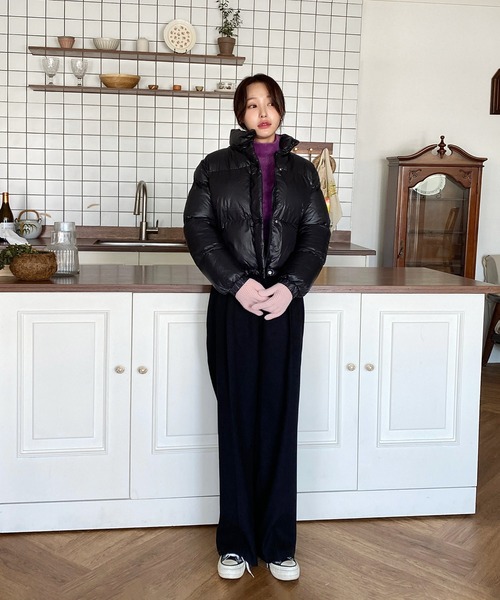 by muni:r(バイ ムニール)の「無地ロングニットスマホ対応手袋(手袋・レディース・グレー/アイボリー/ブラック/グリーン/ピンク/レッド・ONE SIZE)」の11枚目の写真