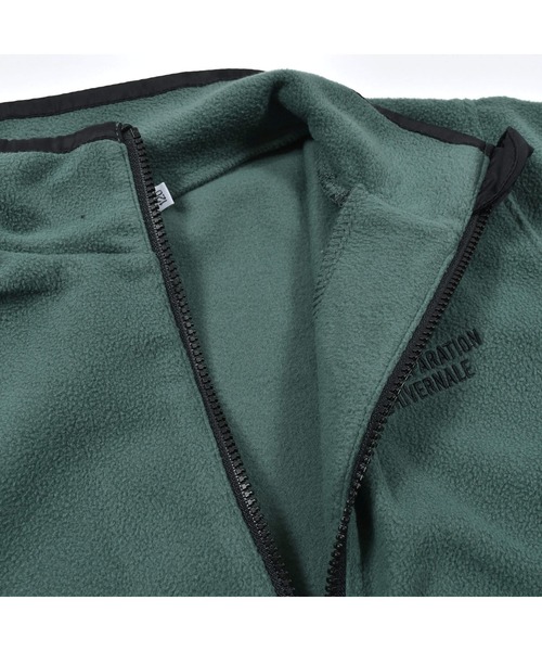 BeBe（ベベ）の「BeBe/フリースハーフジップポケット付きトレーナー(90~150cm)（スウェット・キッズ・グリーン/ブラック・140/100/90/130/150/110/120）」の11枚目の写真