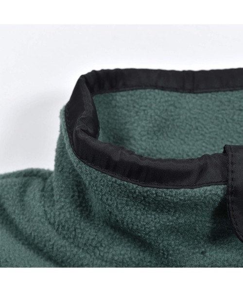 BeBe（ベベ）の「BeBe/フリースハーフジップポケット付きトレーナー(90~150cm)（スウェット・キッズ・グリーン/ブラック・140/100/90/130/150/110/120）」の7枚目の写真