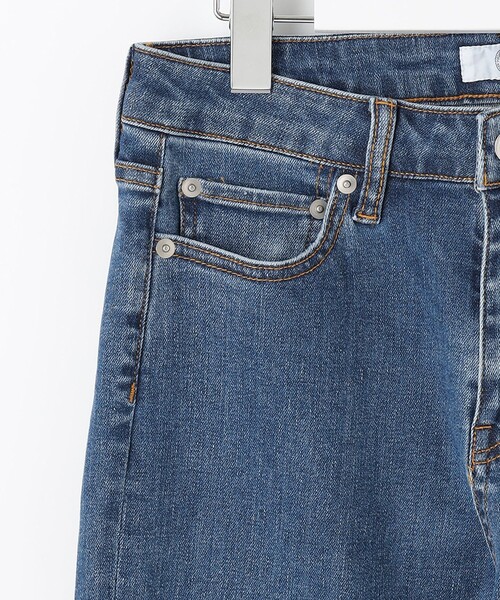 J.PRESS(ジェイプレス)の「【洗える】BASIC STRETCH DENIM ストレート パンツ(デニムパンツ・レディース・ホワイト系/ブラック系/ネイビー系/ダルブルー系・T13/T15/T17)」の7枚目の写真