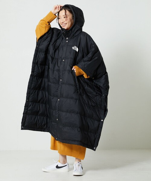 THE NORTH FACE Poncho Coat フリーサイズ 新品未使用 THE NORTH FACE PADDED PONCHO COAT / ブラック | FLATBUSH