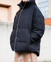 ARCHIVER（アーカイバ）の「【Ir】ストレッチ オーバーサイズパテッドショートブルゾン（ダウンジャケット/コート）」