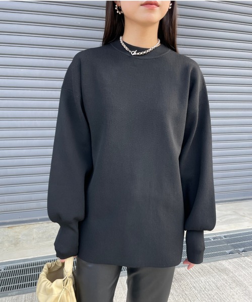 ReNorm(リノーム)の「【井手祐来コラボ】SET UPルーズシルエットニットプルオーバー(ニット/セーター・レディース・オフホワイト/ブラック・フリー)」の11枚目の写真