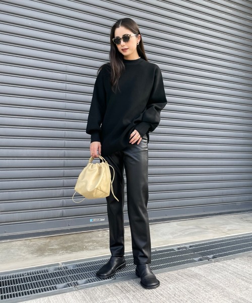 ReNorm(リノーム)の「【井手祐来コラボ】SET UPルーズシルエットニットプルオーバー(ニット/セーター・レディース・オフホワイト/ブラック・フリー)」の14枚目の写真