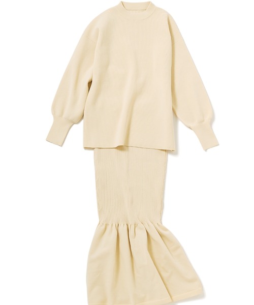 ReNorm(リノーム)の「【井手祐来コラボ】SET UPルーズシルエットニットプルオーバー(ニット/セーター・レディース・オフホワイト/ブラック・フリー)」の10枚目の写真