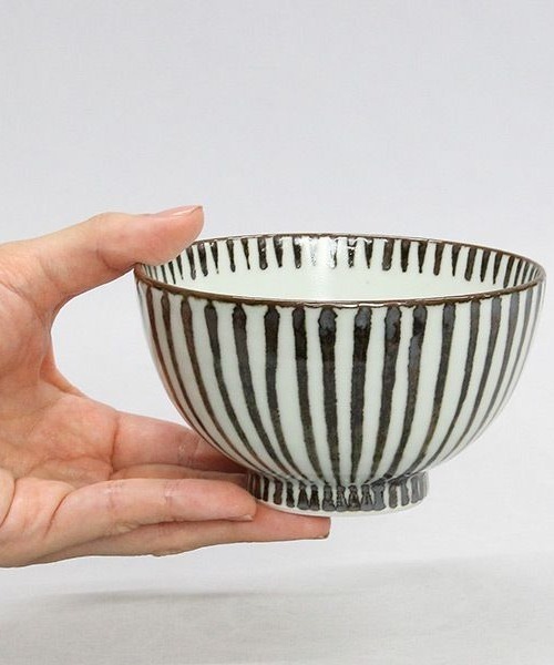 GEORGE'S（ジョージズ）の「飯碗  さび千筋/呉須千筋（食器・レディース・ブルー系その他/ブラウン系その他・FREE）」の3枚目の写真