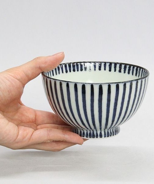 GEORGE'S（ジョージズ）の「飯碗  さび千筋/呉須千筋（食器・レディース・ブルー系その他/ブラウン系その他・FREE）」の5枚目の写真