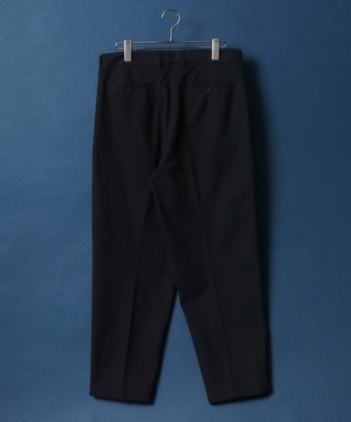 ANPAS（アンパス）の「Heavy Weight Cotton Twill Fabric Tuck Wide Chino Pants/ヘビーウェイト コットンツイル タックワイド チノパンツ スラックス（チノパンツ・メンズ・ブラック/アイボリー/ベージュ・M/L/LL）」の6枚目の写真