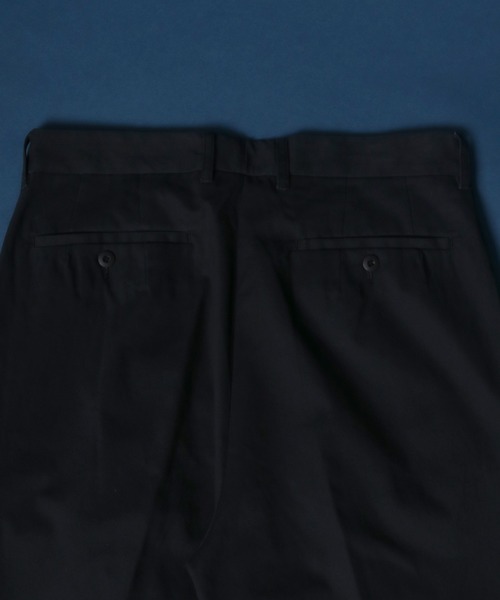 ANPAS（アンパス）の「Heavy Weight Cotton Twill Fabric Tuck Wide Chino Pants/ヘビーウェイト コットンツイル タックワイド チノパンツ スラックス（チノパンツ・メンズ・ブラック/アイボリー/ベージュ・M/L/LL）」の15枚目の写真