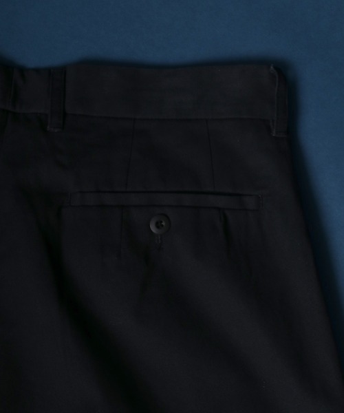 ANPAS（アンパス）の「Heavy Weight Cotton Twill Fabric Tuck Wide Chino Pants/ヘビーウェイト コットンツイル タックワイド チノパンツ スラックス（チノパンツ・メンズ・ブラック/アイボリー/ベージュ・M/L/LL）」の16枚目の写真