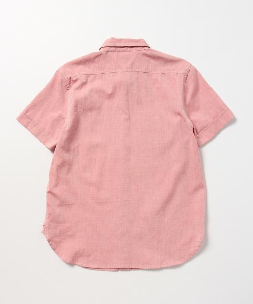 BEAMS BOY（ビームスボーイ）の「○BEAMS BOY / シャンブレー ワーク ショートスリーブ（シャツ/ブラウス・レディース・レッド/サックスブルー/ネイビー・ONE SIZE）」の14枚目の写真
