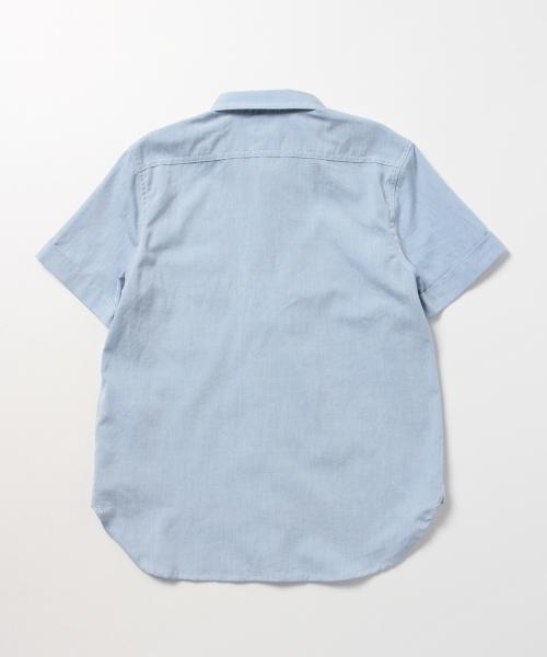 BEAMS BOY（ビームスボーイ）の「○BEAMS BOY / シャンブレー ワーク ショートスリーブ（シャツ/ブラウス・レディース・レッド/サックスブルー/ネイビー・ONE SIZE）」の16枚目の写真
