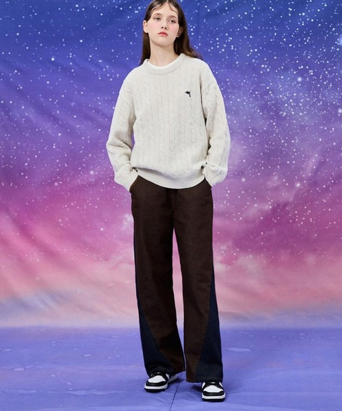 WaiKei（ワイケイ）の「【UNISEX】Wai Kei／ベーシックニット 2183570（ニット/セーター・レディース・ブラック/アイボリー/グリーン/ボルドー・MEDIUM/LARGE）」の15枚目の写真