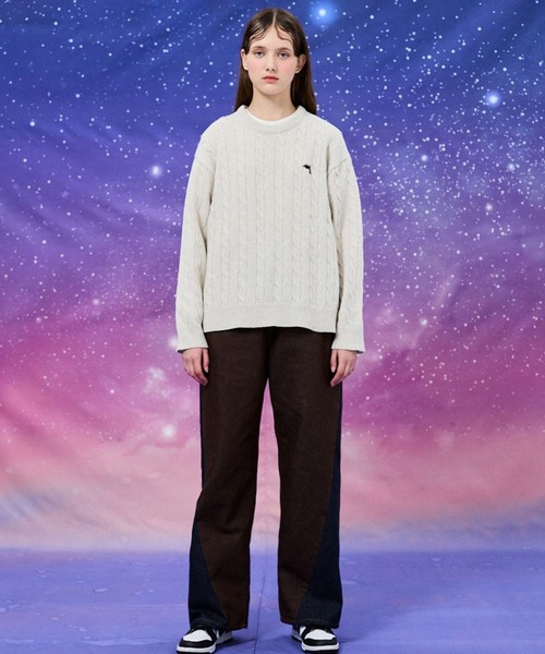 WaiKei（ワイケイ）の「【UNISEX】Wai Kei／ベーシックニット 2183570（ニット/セーター・レディース・ブラック/アイボリー/グリーン/ボルドー・MEDIUM/LARGE）」の16枚目の写真