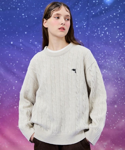 WaiKei（ワイケイ）の「【UNISEX】Wai Kei／ベーシックニット 2183570（ニット/セーター・レディース・ブラック/アイボリー/グリーン/ボルドー・MEDIUM/LARGE）」の18枚目の写真