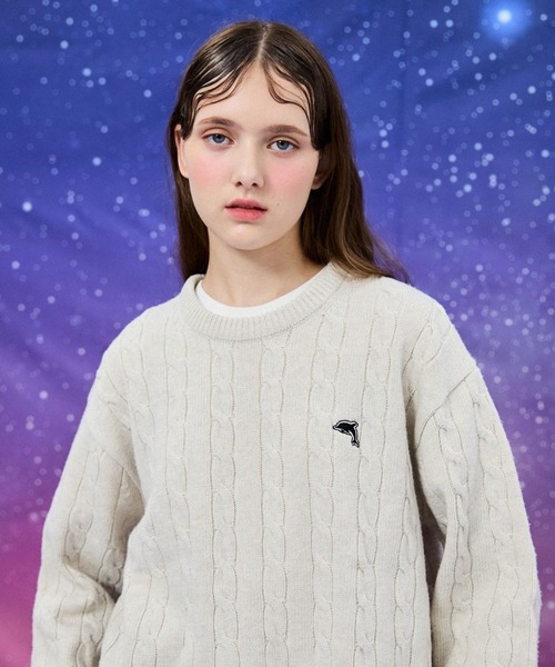 WaiKei（ワイケイ）の「【UNISEX】Wai Kei／ベーシックニット 2183570（ニット/セーター・レディース・ブラック/アイボリー/グリーン/ボルドー・MEDIUM/LARGE）」の19枚目の写真
