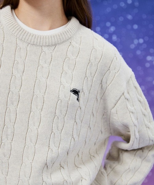 WaiKei（ワイケイ）の「【UNISEX】Wai Kei／ベーシックニット 2183570（ニット/セーター・レディース・ブラック/アイボリー/グリーン/ボルドー・MEDIUM/LARGE）」の20枚目の写真