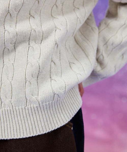 WaiKei（ワイケイ）の「【UNISEX】Wai Kei／ベーシックニット 2183570（ニット/セーター・レディース・ブラック/アイボリー/グリーン/ボルドー・MEDIUM/LARGE）」の21枚目の写真