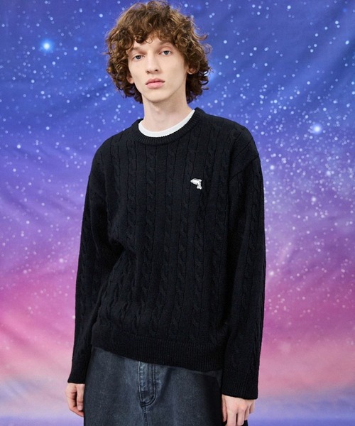 WaiKei（ワイケイ）の「【UNISEX】Wai Kei／ベーシックニット 2183570（ニット/セーター・レディース・ブラック/アイボリー/グリーン/ボルドー・MEDIUM/LARGE）」の6枚目の写真