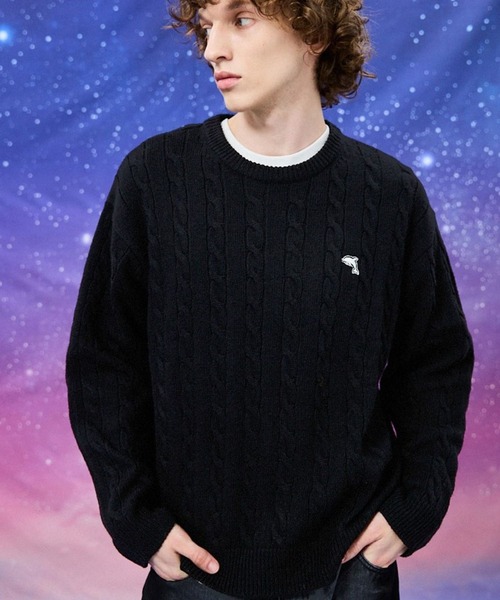 WaiKei（ワイケイ）の「【UNISEX】Wai Kei／ベーシックニット 2183570（ニット/セーター・レディース・ブラック/アイボリー/グリーン/ボルドー・MEDIUM/LARGE）」の7枚目の写真