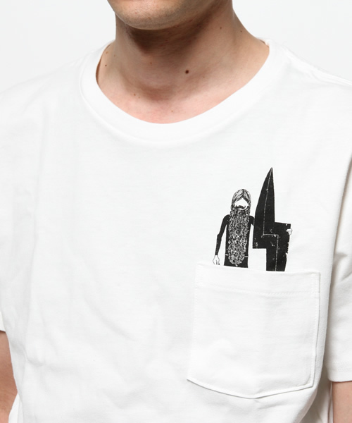チャオパニック Tシャツ セール】《おじさんシリーズ》ワンポイント刺繍半袖Tee（Tシャツ