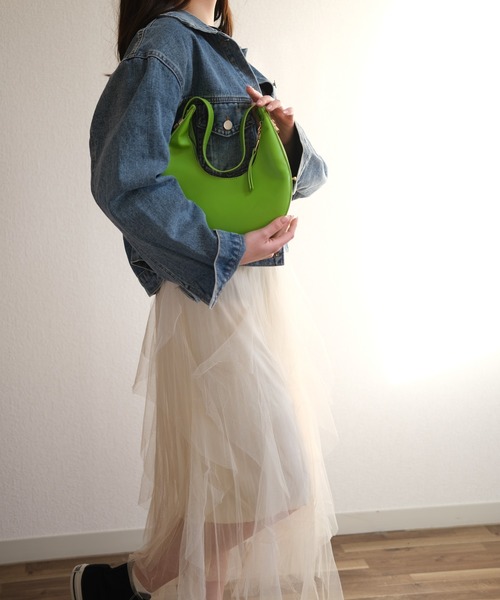 gossip！ロサンゼルス（ゴシップロサンゼルス）の「ヘムフリルチュールスカート（スカート・レディース・ブラック/オフホワイト/ブラウン・FREE）」の8枚目の写真