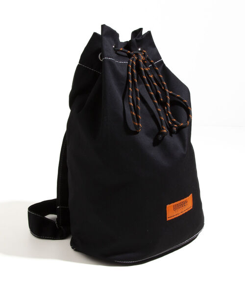 UNIVERSAL OVERALL（ユニバーサルオーバーオール）の「【UNIVERSAL OVERALL/ユニバーサルオーバーオール】TCワンショルビッグポーチ UVO-154（ショルダーバッグ・レディース・ブラック/ベージュ・FREE）」の10枚目の写真