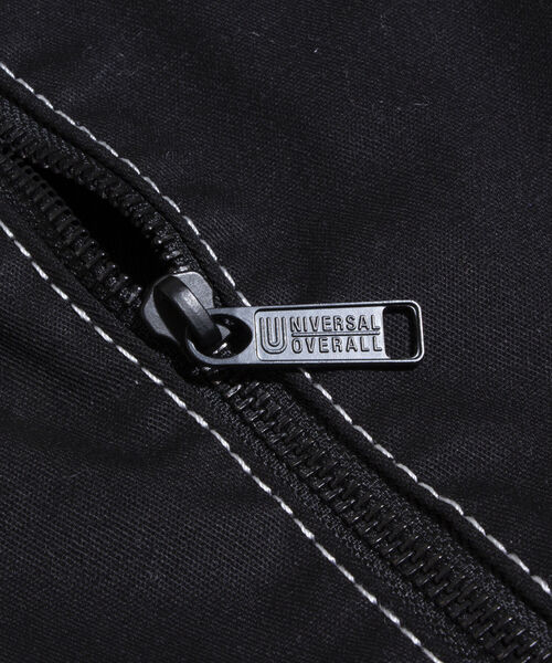 UNIVERSAL OVERALL（ユニバーサルオーバーオール）の「【UNIVERSAL OVERALL/ユニバーサルオーバーオール】TCワンショルビッグポーチ UVO-154（ショルダーバッグ・レディース・ブラック/ベージュ・FREE）」の12枚目の写真