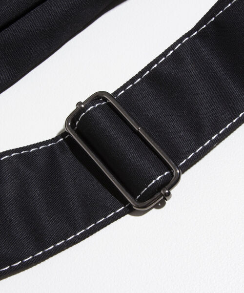 UNIVERSAL OVERALL（ユニバーサルオーバーオール）の「【UNIVERSAL OVERALL/ユニバーサルオーバーオール】TCワンショルビッグポーチ UVO-154（ショルダーバッグ・レディース・ブラック/ベージュ・FREE）」の13枚目の写真