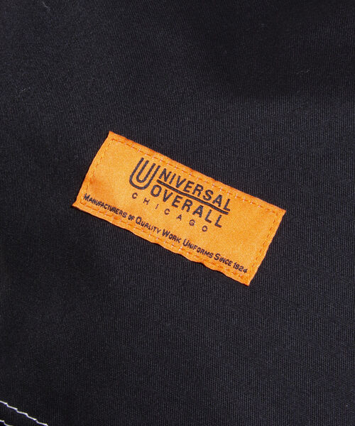 UNIVERSAL OVERALL（ユニバーサルオーバーオール）の「【UNIVERSAL OVERALL/ユニバーサルオーバーオール】TCワンショルビッグポーチ UVO-154（ショルダーバッグ・レディース・ブラック/ベージュ・FREE）」の15枚目の写真