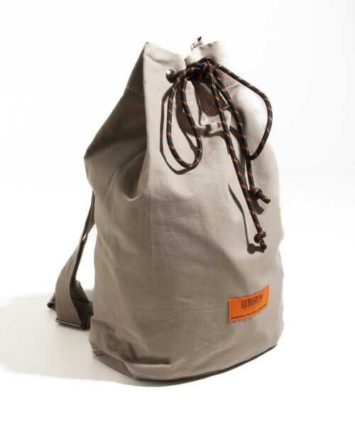 UNIVERSAL OVERALL（ユニバーサルオーバーオール）の「【UNIVERSAL OVERALL/ユニバーサルオーバーオール】TCワンショルビッグポーチ UVO-154（ショルダーバッグ・レディース・ブラック/ベージュ・FREE）」の18枚目の写真