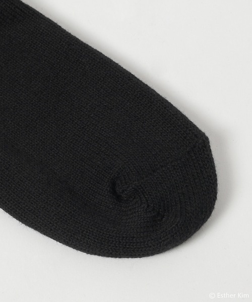 Heather(ヘザー)の「Esther Kim×Heather ロゴ刺繍SOX 184618(ソックス/靴下・レディース・オフホワイト/ブラック・ONE SIZE)」の12枚目の写真