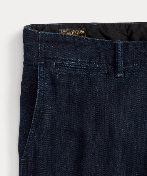 RRL(ダブル アール エル)の「オフィサー インディゴ ヘリンボーン パンツ(その他パンツ・メンズ・ネイビー系1・34/32/32/30/30/30/28/30/36/32/31/30/29/30/33/32/32/32/38/32)」の8枚目の写真
