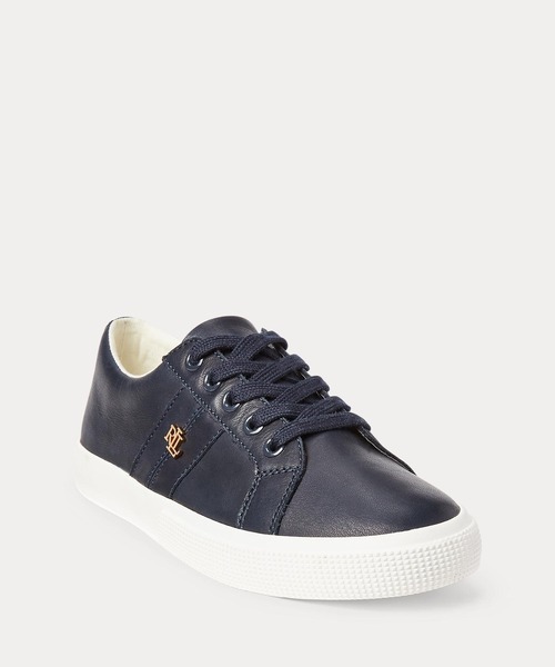 LAUREN RALPH LAUREN（ローレン ラルフ ローレン）の「Janson II ナパ レザー スニーカー（スニーカー・レディース・ネイビー系1・7.5B/8B/6B/6.5B/7B）」の7枚目の写真