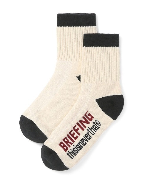 BRIEFING(ブリーフィング)の「【ブリーフィング】BR × TNT Socks(ソックス/靴下・メンズ・ネイビー/アイボリー・FREE)」の3枚目の写真