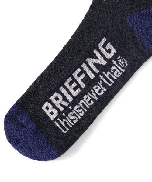 BRIEFING(ブリーフィング)の「【ブリーフィング】BR × TNT Socks(ソックス/靴下・メンズ・ネイビー/アイボリー・FREE)」の7枚目の写真
