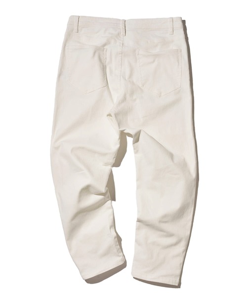 TETE HOMME(テットオム)の「【WEB限定】スリムテーパード カツラギクロップドパンツ(その他パンツ・メンズ・ブラック/ホワイト/ネイビー/ベージュ・SMALL/MEDIUM/LARGE/X-LARGE)」の11枚目の写真