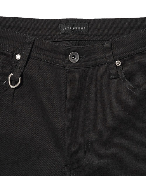 TETE HOMME(テットオム)の「【WEB限定】スリムテーパード カツラギクロップドパンツ(その他パンツ・メンズ・ブラック/ホワイト/ネイビー/ベージュ・SMALL/MEDIUM/LARGE/X-LARGE)」の8枚目の写真